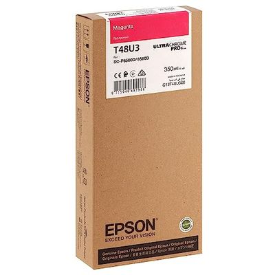 EPSON CARTUCCIA INCHIOSTRO MARCA MODELLO ink CARtridge MAGENTA T 48U 350ml T 48U3