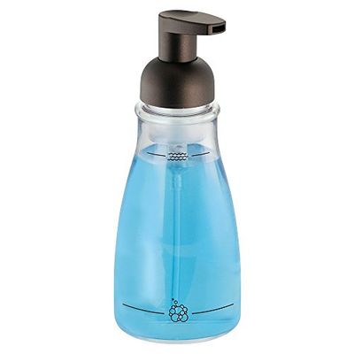 iDesign 50104EU Pompe de Savon Moussant Transparent/Nickel Bronze 13,4 oz