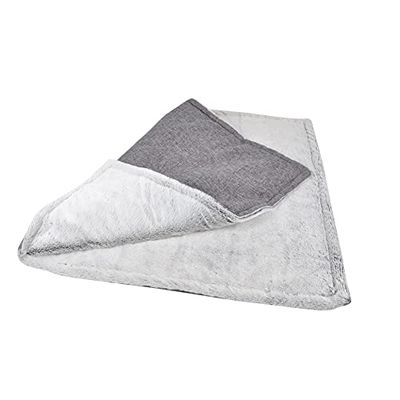 Cocoon deken, polyester, 100 x 70 cm, antraciet