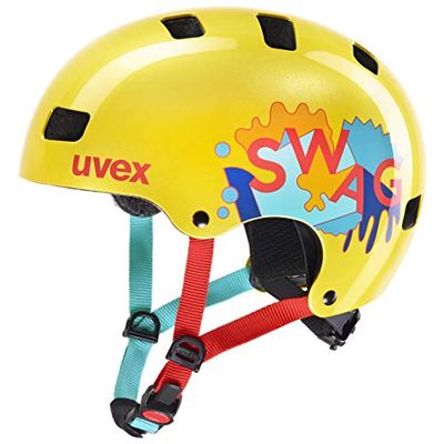 uvex kid 3 - stevige fietshelm voor kinderen - individueel verstelbare pasvorm - wasbare binnenvulling - yellow - 55-58 cm