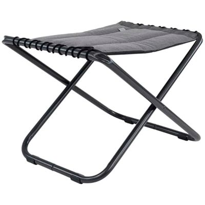 Crespo AP306 TexComfort - Taburete Plegable para Camping, Color Gris Claro