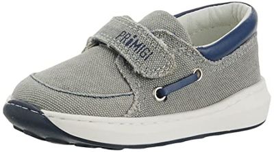 Primigi Boys Baby Float Gymnastics Shoe, Grigio CHIARO-BLU CHIARO, 2 UK Child