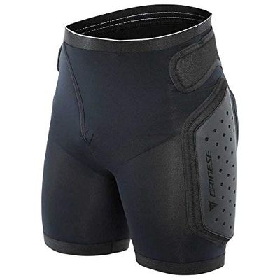 DAINESE, ACTION EVO herrskidshorts med skydd, svart/vit, XXL