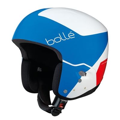 Bollé - Medalist, Race Blue Shiny, No Lens Reference, Small, Snow Helmets, Unisex, Adult