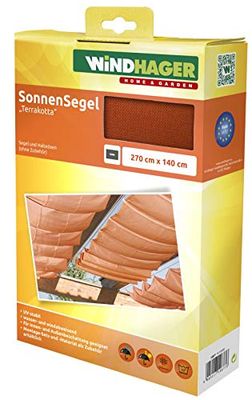 Windhager Luifel voor kabelspantechniek, serre en terrassen schaduw, kabelspanluifel, 270 x 140 cm, 10877