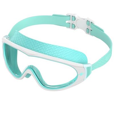 Ambienden Occhialini Nuoto Uomo Donna Per Adulti Con Montatura Grande | Antiappannamento Protezione UV E Lenti HD | Occhialini Piscina Unisex Per Immersioni E Sport Acquatici All'Aperto