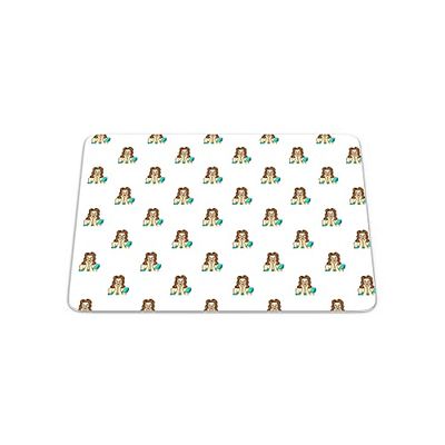 Bonamaison, Pop Art Digital Print Rectangle Mouse Mat, Non-slip Base, Office and Home, Size: 22x18cm
