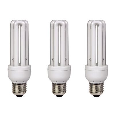 Xavax 00112007 Lampadina a risparmio energetico, 20 W, 3U, E27, set da 3