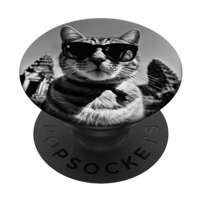 Camboya Angkor Wat Temple y Khmer Souvenir Y Camboyano PopSockets PopGrip Adhesivo