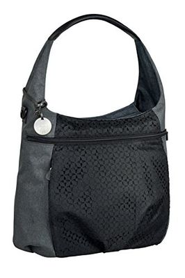 LÄSSIG Baby Wickelväska babyväska stylisk väska inklusive tillbehör till Wickel/Casual Hobo Bag Black