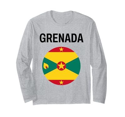 Bandera de Granada moderna Manga Larga