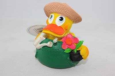 Pato de Goma Original (Latex Natural) Jardinero