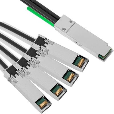 BeMatik - QSFP + SFF-8436 tot 4 SFP + SFF-8431 40 Gigabit 2m kabel