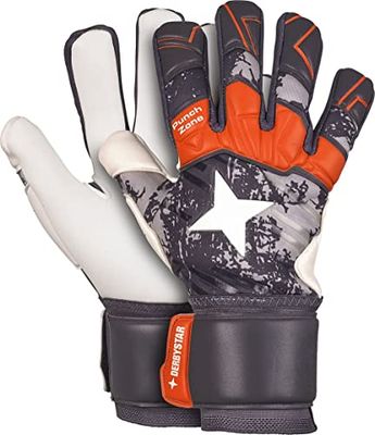 Derbystar Mamba Guanti da portiere Grigio Arancione 11