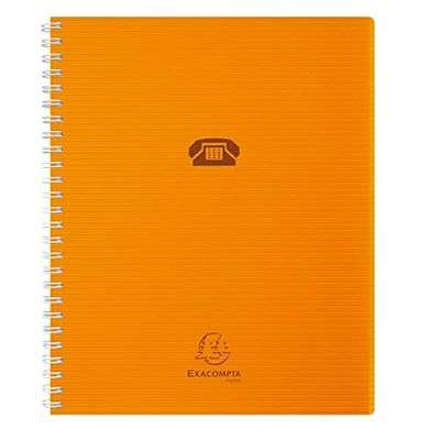 Exacompta 22020E - Cuaderno de direcciones Linicolor 18,5 x 22,5 cm