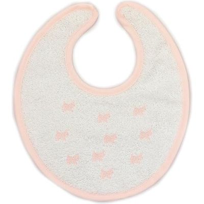 BABIDU Unisex baby slabbetje, roze, Runden