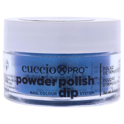 Cuccio Deep Blue with Blue Mica Dipping Powder 14g