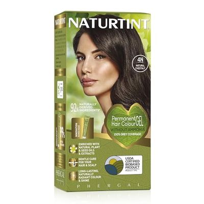 Naturtint Permanent Hair Colour, 4N Natural Chestnut, Natural Chestnut