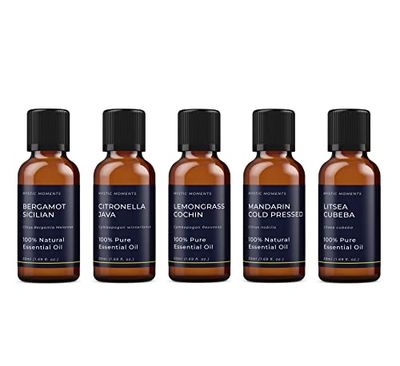 Mystic Moments - Arranque para regalo, paquete de 5 x 50 ml, cítricos (paquete de 2) – aceites esenciales