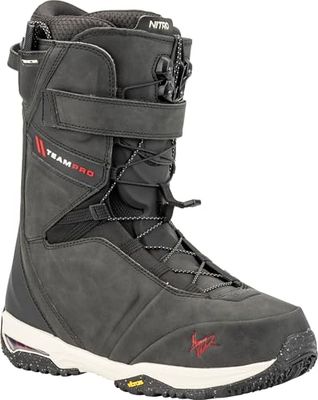 Nitro Team Pro MK TLS Bottes de Snowboard pour Hommes, Noir, 32,5