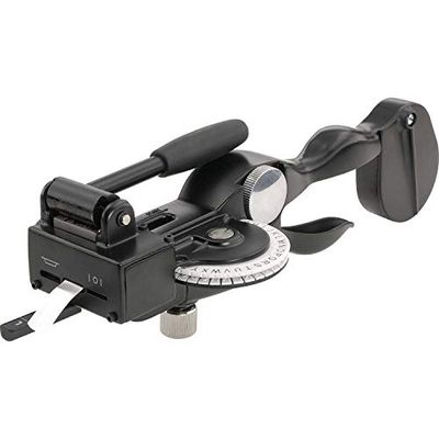 DYMO - D101105 Rhino Labeller, 1011 Metal Tape Embossing System Kit, 1-Kaard (M1101) Zwart