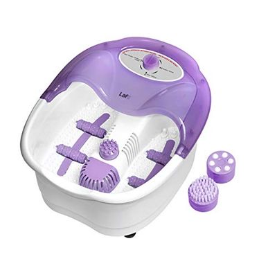 LAFè MSF-002 voetbed, massageapparaat, wit/violet