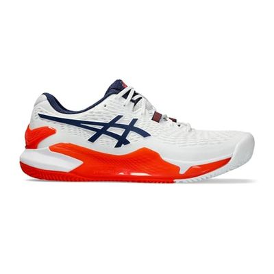 ASICS Gel-Resolution 9 Clay, Sneaker för män, Vit, 48 EU