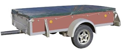 Kerbl Telo di copertura PolyGuard110 – 120 g/m² – 6 x 8 m