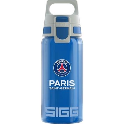 Sigg - Kinderwaterfles - Viva One PSG - Geschikt voor koolzuurhoudende dranken - Lekvrij - Vaatwasmachinebestendig - BPA-vrij - Sport & Bike - Blauw - 0,5L
