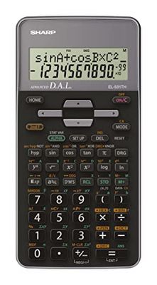 SHARP EL531TH Calculatrice Scientifique Rose Gris