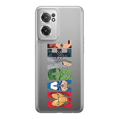 ERT GROUP mobiel telefoonhoesje voor Oneplus NORD CE 2 origineel en officieel erkend Marvel patroon 011 optimaal aangepast aan de vorm van de mobiele telefoon, gedeeltelijk bedrukt