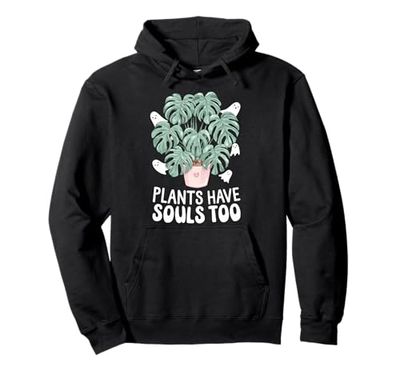 Cute Ghost Plant Kawaii Aesthetic Cottagecore Pullover Hoodie