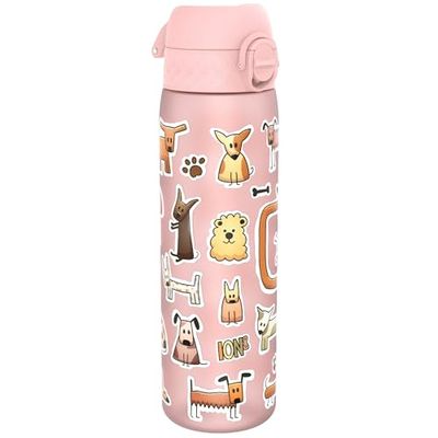 ION8 Waterfles, 500 ml/18 oz, Lekvrij, Makkelijk te Openen, Veilige Vergrendeling, Vaatwasserbestendig, BPA-vrij, Draaghendel, Past in Bekerhouders, Makkelijk Schoon, Geurvrij, Honden Ontwerp