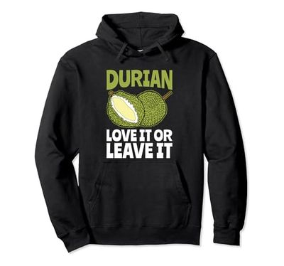 Funny Durian Tropical Fruit Lovers King Durian Fruta asiática Sudadera con Capucha