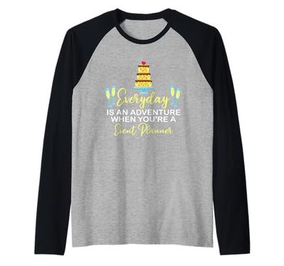 Organizzatore di eventi Organizzatore di gestione della pianificazione professionale Maglia con Maniche Raglan
