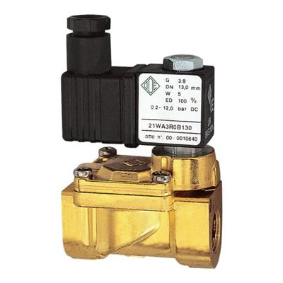 RIEGLER 102940-MV 1371 G 2/2-MV, MS, NL, fram.,24 V DC,5 W,NBR,G1/2,PN0,2-12bar, 1 st.