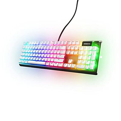 SteelSeries Prismcaps - Double Shot Pudding Style toetsen - duurzaam PBT thermoplastisch - compatibel met een breed scala aan mechanische toetsenborden - wit