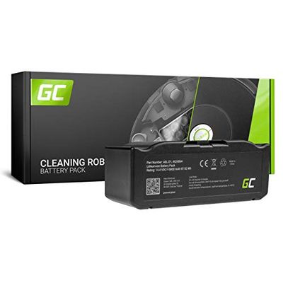 Green Cell PT260_AD_1 (6.8Ah 14.4V Li-Ion cellen) ABL-D1 4624864 70140 Batterij voor iRobot Roomba e5, e6, i3, i3+, i7, i7+, i8, i8+ Series Vacuümreiniger,Zwart