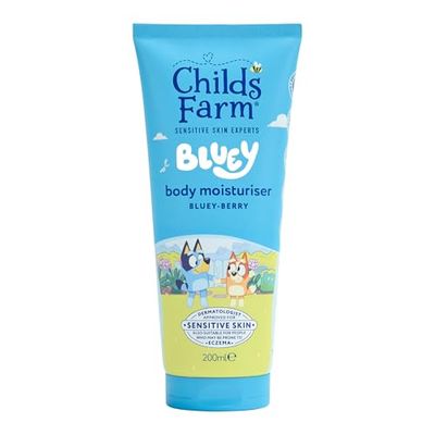Childs Farm Kids Bluey Moisturiser, Bluey-Berry | Soothing, Moisturising & Hydrating | Suitable for Dry, Sensitive Skin, 200ml
