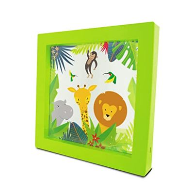 Metronic 475600 - Lampada a LED con Cornice Luminosa, Colore: Verde Foresta