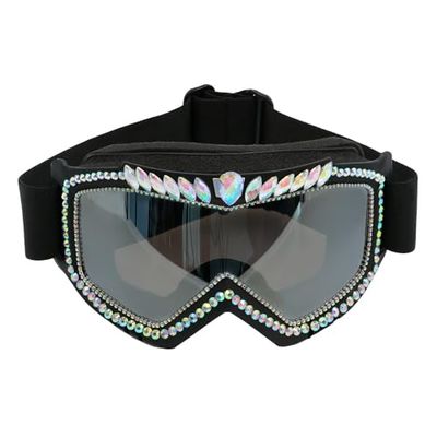 Boland 02708 - Galaxy skibril, spiegelende glazen, verkleedaccessoire voor carnaval en themafeesten, feestbril