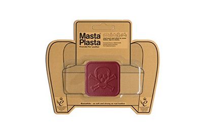 MastaPlasta - Toppa Rosso autoadesiva Premium per la riparazioni di Pelle. Scegli Dimensioni/Design. Pronto Soccorso per divani, sedili Auto, Borse, Giacche