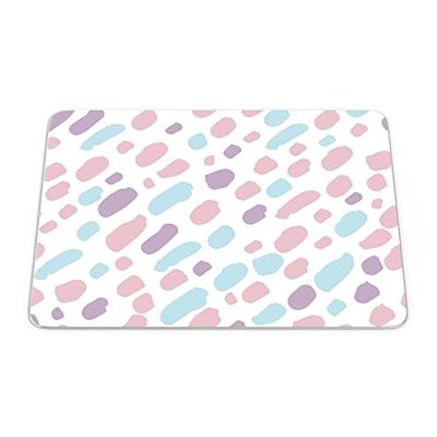 Bonamaison, Rechthoek digitaal bedrukte muismat, antislip onderkant, voor kantoor en thuis, afmetingen: 22x18 cm