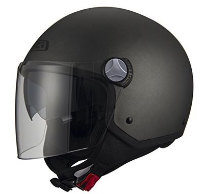 Capacete aberto MINIJET modelo capital 2 Duo Antracite
