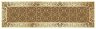 Doge Milano Chemin de cuisine, 100% Made in Italy, Tapis résistant aux taches avec impression numérique, Tapis antidérapant et lavable, Modèle Vintage - Constance, cm 100x52