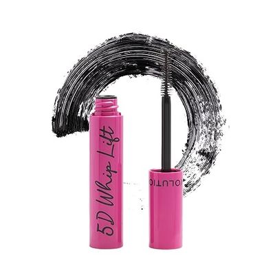 Makeup Revolution 5D Whip Lift Mascara, Maximum Lift, Length & Volume, Long-Lasting, Smudge Resistant, Black, 12ml
