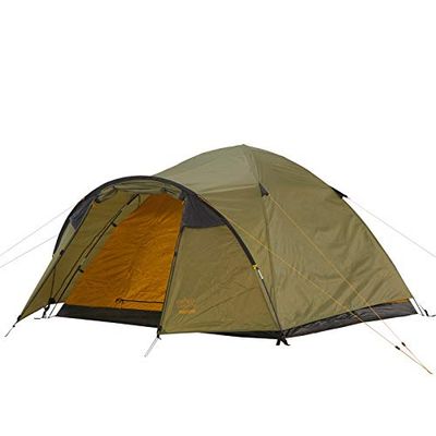 Grand Canyon Topeka 3 koepeltent voor 3 personen, ultralicht, waterdicht, kleine pakmaat, tent voor trekking, kamperen, outdoor, Capulet Olive (groen)