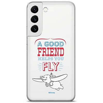 ERT GROUP mobiltelefonfodral för Samsung S22 originalt och officiellt licensierat Disney mönster Dumbo 004 optimalt anpassad till formen på mobiltelefonen, gedeeltelijk transparant