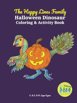 The Happy Lines Family Halloween Dinosaur Coloring & Activity Book