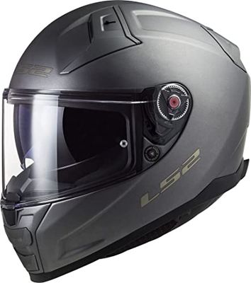 LS2, Casque Moto Intégral Vector II Matt Titanium, XL